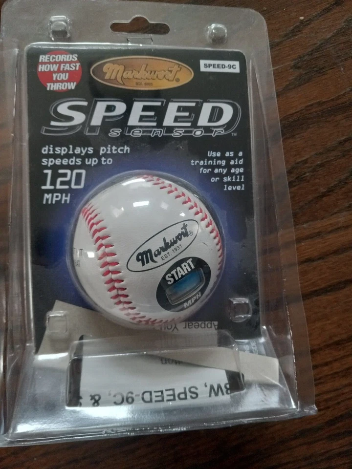 SENSOR DE VELOCIDADE INTEGRADO MARKWORT 9" BEISEBOL 8 distâncias predeterminadas para 120 MPH - Imagem 1 de 4