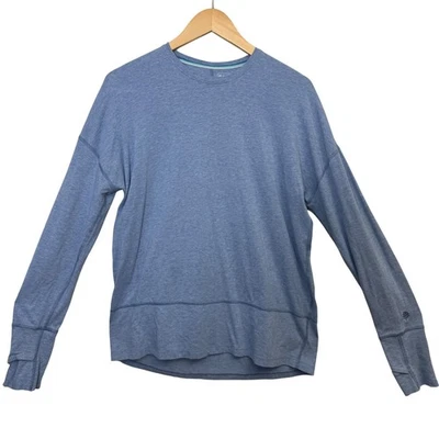 Camiseta Coolibar Mujer Pequeña Manga Larga UPF 50+ Protección Solar Azul Foto 1 de 4