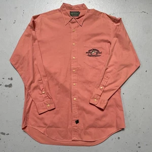 Vintage 1990s Polo Country Ralph Lauren Sportsman Hunting Fishing Oxford Shirt L - Picture 1 of 11