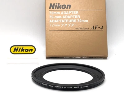 [Unused in Box] Nikon 72mm Adapter for AF-4 Gelatin Filter Holder from Japan - Image 1 of 4