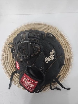 Rawlings Renegade Youth Baseball First Base Mitt 11.5" Black Leather R115FBM RH - Image 1 of 4