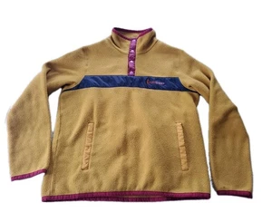 Chaqueta Pullover Polar Dorado Canguro Bolsillo Escote a Presión Cotopaxi Para Mujer M  - Imagen 1 de 9