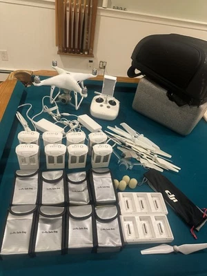 Professionally-Owned  DJI Phantom 4 Pro 4K Camera Drone - White - Image 1 of 4