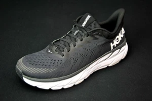 Hoka One M Clifton 7 Men 11 Black White 12925SS5 - Picture 1 of 7