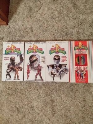 Power Rangers VHS Lot Used White Ranger - Image 1 of 3