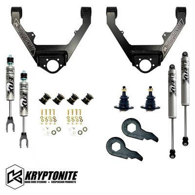 Kryptonite Stage 3 Leveling Kit w/ Fox Shocks 99-06 Silverado Sierra 1500 4WD - Image 1 of 4