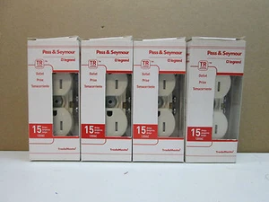 (2) Pass & Seymour 3232 Tamper Resistant Power Outlet Receptactle 15A 125V Ivory - Picture 1 of 5
