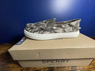 Boys camo Sperry Shoes, New - Imagem 1 de 4
