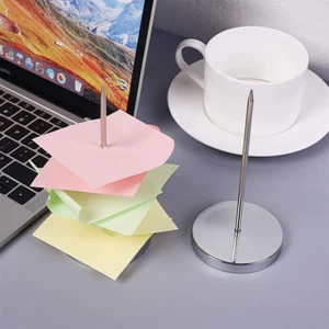 Stainless Steel Paper Spike Memo Letter Receipt Spike Receipt Holder Bill Fork - Picture 1 of 11