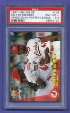 1997 Line up Venezuelan Baseball card  KELVIN ESCOBAR # 106 HIGHEST GRADED CARD