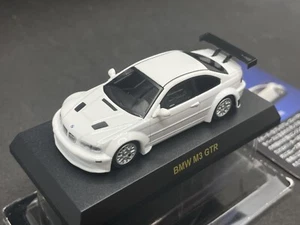 Kyosho 1/64 BMW&MINI collection M3 GTR White diecast model car 56E1 - Picture 1 of 5