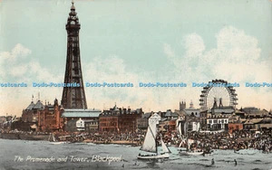 R298624 Die Promenade und der Turm Blackpool Nr. 4136 Philco - Bild 1 von 4