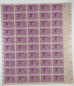 Scott 1089 - 1957 Institute of Architects Full Sheet of 50 US 3¢ Stamps MHN - Picture 1 of 2