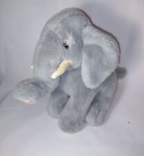 Vintage Soft Classics Collection Plush Grey Elephant  1995 Toys R Us