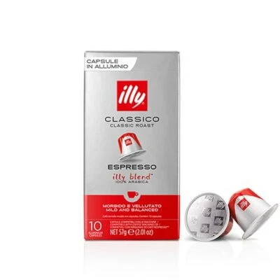 100 Capsule Caffe Illy Compatibili Nespresso Tostato Classico Media Rossa Red