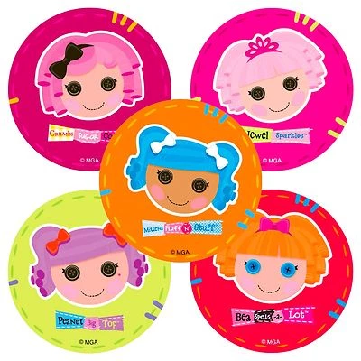 Lalaloopsy Stickers x 5 - Birthday Party Favours Party Rewards - Mittens Jewel