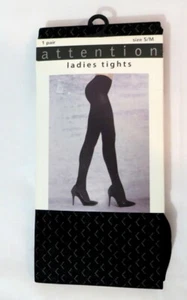 Medias para mujer talla S/M negras diseño lateral en V 4'10""-5'3"" y 110-140 lb - Imagen 1 de 4