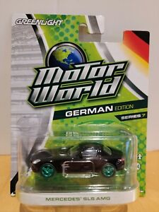 Greenlight Motor World Ser.7 Mercedes SLS AMG german edition green machine Chase
