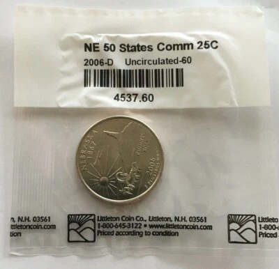 2006 D 25C NEBRASKA Proof 50 States Quarter - Image 1 of 2