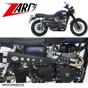 SCRAMBLER 900 TRIUMPH 2016 High ZARD Full exhaust SPECIAL EDITION Black RC ZT... - Picture 1 of 7