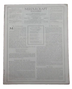 Needlecraft Magazine December 1924 - Picture 1 of 1