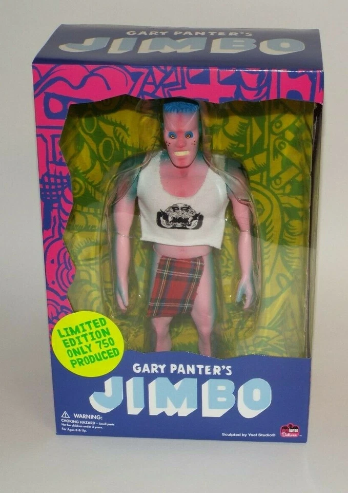 Gary Panter's Deluxe Jimbo 9.5" Vinyl Figure Edition of 750 Dark Horse NIB - Image 1 of 4