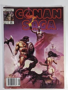 De colección Saga Conan #28 Agosto 1989 Conan El Bárbaro ¡CUBIERTA CLÁSICA BORIS VALLEJO! - Imagen 1 de 8