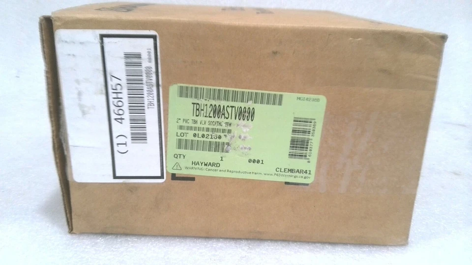 Hayward Flow Control True Union PVC Ball Valve TBH1200ASTV0000 2" Socket or NPT