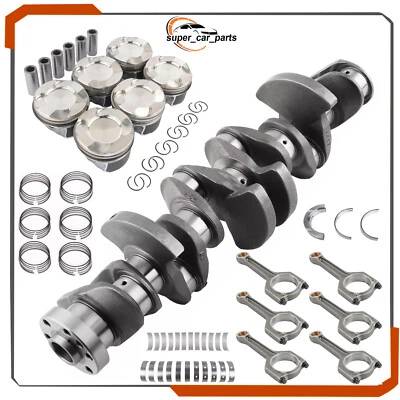 New Engine Crankshaft & Con Rods & Bearings Set for BMW 3.0L X3 X5 335i 535i N55 Foto 1 de 4