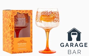 Set Of 2 Silent Pool Rare Citrus Copa Gin Glasses 62cl Gift Boxed Brand New - Picture 1 of 2