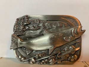 fly fishing belt buckle