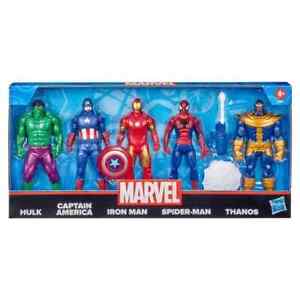 Marvel Avengers 5-Pack Action Figure Set, 6-inch Figures, Includes Iron Man,