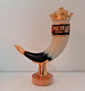 Michelob Classic Dark Powder Horn Tap Handle Knob New- 6” - Picture 1 of 4