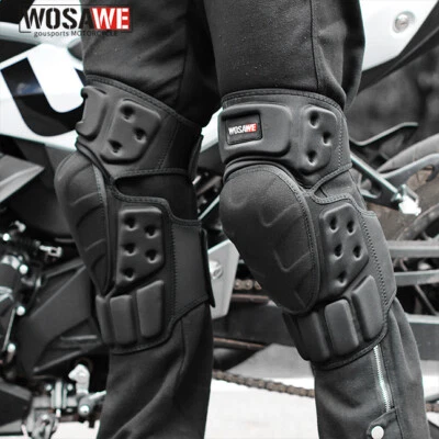 WOSAWE Motocross Racing Knee Pads MTB Bike ATV Sports Knee Brace Skating Guards - Image 1 of 4