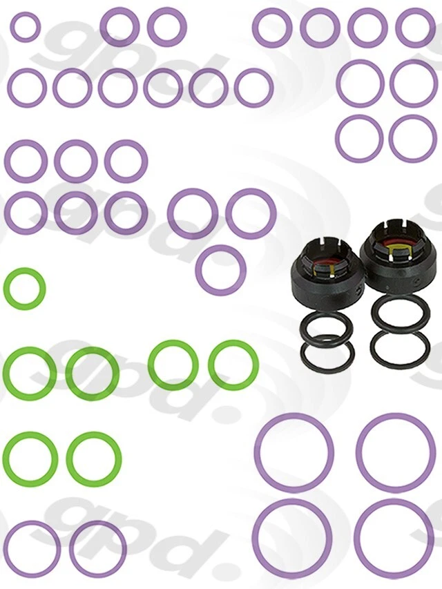 For 2013-2016 Audi S4 3.0L GAS A/C System O-Ring and Gasket Kit 2014 2015 - Image 1 of 1