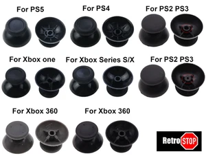 2x Analog Stick Caps PS5 PS4 PS3 Xbox One Xbox 360 Joy- Thumbstick NEW - Picture 1 of 9