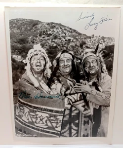 1965 The Outlaws is Coming Triple Autographed Three Stooges Photo 8 x 10 JRR26 - Picture 1 of 7