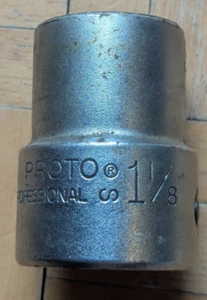 Used 1" Drive Proto Professional Socket 1 1/8" - Picture 1 of 6