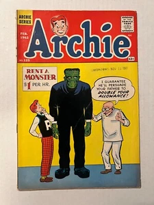 ARCHIE #125 FRANKENSTEIN MONSTER COVER HARRY LUCEY COVER ART ARCHIE COMICS 1962 - Picture 1 of 9