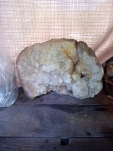 Natural honey, Crystals,12.5", colors geode quartz cluster crystal, 25lb. - Picture 1 of 10