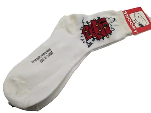 1958 Peanuts Snoopy On Dog House Calcetín de Navidad Talla Cómic 9-11-Blanco Envío Gratis. - Imagen 1 de 10