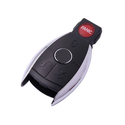 Para Mercedes Benz E C R S CL GL SL SLK ML 4 Botones Mando a Distancia Carcasa Coche Llavero Foto 1 de 3