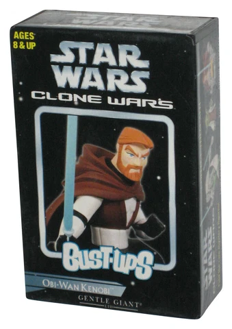 Star Wars Clone Wars Animated Bust-Ups Obi-Wan Kenobi (2006) Gentle Giant Mini B Cover