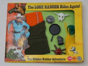 VINTAGE 70S MARX LONE RANGER THE HIDDEN RATTLER ADVENTURE PLAYSET BOXED - Picture 1 of 3