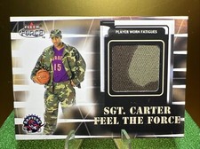 VINCE CARTER 1999-00 FLEER FORCE VINCE CARTER FEEL THE FORCE PATCH! RAPTORS!