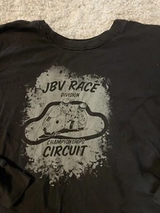 JB original vintage boys sz. 8 Long sleeved Motorcycle Design Layered Tee. Cute - Picture 1 of 8