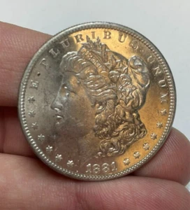 1881 S Morgan Silver Dollar Deep Mirror Proof Like #774 - Picture 1 of 4