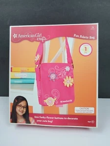 Bolso de tela divertido artesanal American Girl/bricolaje/72 piezas/edades 8+ (NUEVO) - Imagen 1 de 4