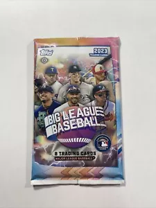 (1) 2023 Topps Big League Baseball Sellado de Fábrica Paquete de 8 Tarjetas - Imagen 1 de 2