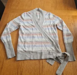 Mock Wrap Angora Blend Jumper Top Size M - Picture 1 of 7